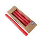 Hectarul - Set 4 lumanari rosii din parafina 25 cm Classic Boltze